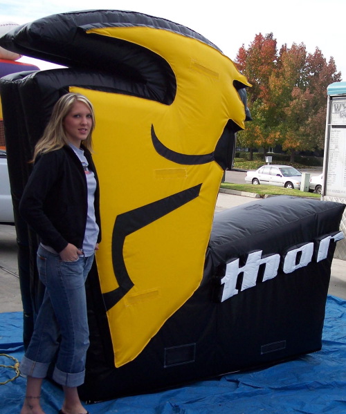 Custom Advertising Balloons thor 3-d logo